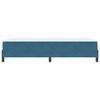 vidaXL Boxspringbett mit Matratze Dunkelblau 80 x 220 cm Stoff