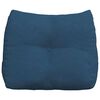 vidaXL R&uuml;cken Kissen Blau 60 x 24 x 50 cm Stoff