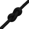 vidaXL Bootsseil Schwarz 18 mm 25 m Polypropylen