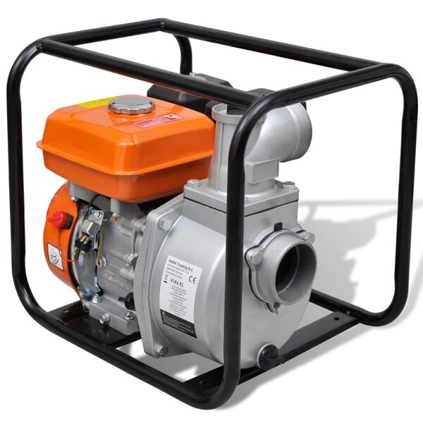 vidaXL Benzin-Wasserpumpe 80 mm Schlauchanschluss 4800 W