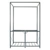 Practo Home Kleiderschrank 77x47x152 cm Grau