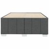 vidaXL Bettgestell ohne Matratze Dunkelgrau 120x190 cm Stoff