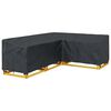 vidaXL M&ouml;belbezug Schwarz 260 x 210 x 80 cm 210D Oxford Stoff