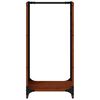 vidaXL Brennholzregal 40x30x80 cm Wetterfester Stahl