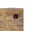 vidaXL Wandgarderobe mit 4 Haken Massivholz Mango