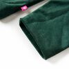 Kinderbluse mit R&uuml;schen Dunkelgr&uuml;n 140