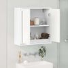 vidaXL Badezimmerspiegelschrank Wei&szlig; 60 x 20 x 60 cm Holzwerkstoff