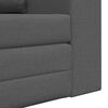 vidaXL Schlafsofa 60cm Dunkelgrau Stoff