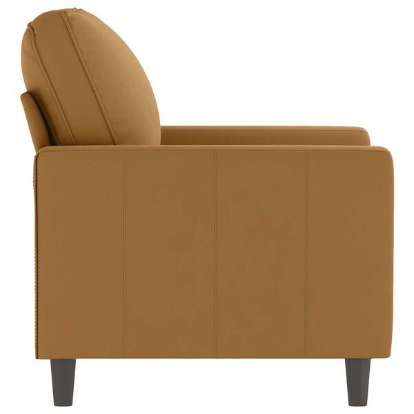 vidaXL Sessel Braun 60 cm Samt