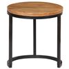 vidaXL Couchtisch-Set 3-teilig Akazienholz Massiv