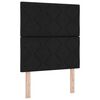 vidaXL Kopfteil Schwarz 80 cm Stoff