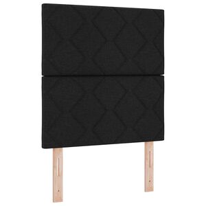 vidaXL Kopfteil Schwarz 80 cm Stoff