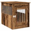 vidaXL Hundek&auml;fig im M&ouml;belstil Altholz-Optik 55x75x65 cm Holzwerkstoff