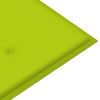 vidaXL 2-Sitzer-Gartenbank mit Auflage 120 cm Massivholz Eukalyptus