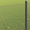 vidaXL Hexagonzaun Grau 1,4 x 100 m PVC