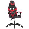 vidaXL Gaming-Stuhl Schwarz und Rot Kunstleder