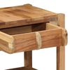 vidaXL Beistelltisch Braun 43 x 32 x 46 cm Massives upgecyceltes Holz