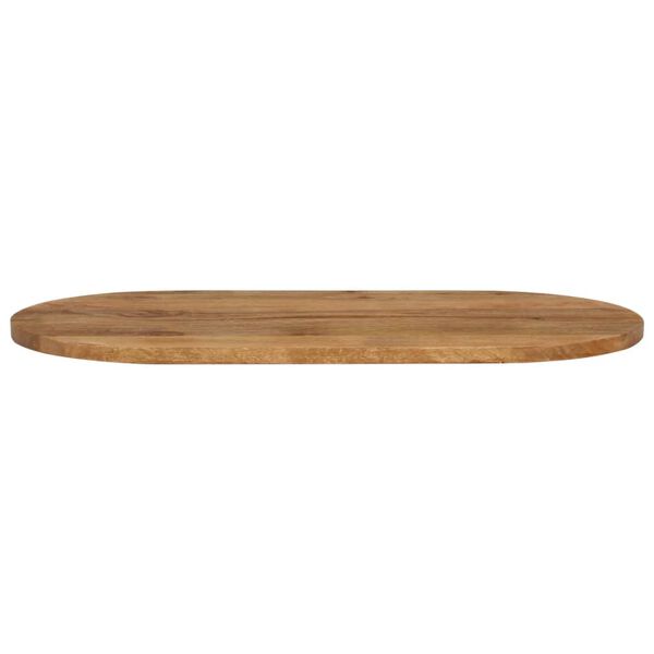 vidaXL Tischplatte 100x40x2,5 cm Oval Massivholz Mango