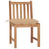 vidaXL Gartenst&uuml;hle 8 Stk. mit Kissen Massivholz Teak