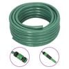 vidaXL Gartenschlauch mit Kupplung-Set Gr&uuml;n 0,5" 10 m PVC