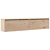 vidaXL Wandschr&auml;nke 2 Stk. 80x30x35 cm Massivholz Kiefer