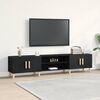 vidaXL TV-Schr&auml;nk Schwarz Eichen-Optik 180 x 31,5 x 40 cm