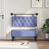 vidaXL H&auml;ngevorderseite Wandmontiert Jeans blau 110 x 55 x 7 cm Stoff