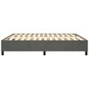 vidaXL Boxspringbettgestell Dunkelgrau 200x200 cm Samt