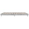 vidaXL Bettgestell Betongrau 200x200 cm Holzwerkstoff