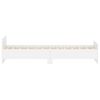 vidaXL Bettgestell Weiß 100x200 cm Holzwerkstoff