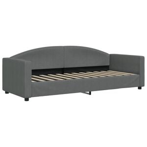 vidaXL Tagesbett Dunkelgrau 80x200 cm Stoff