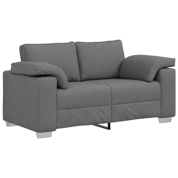 vidaXL Sofa Dunkelgrau 160 x 77 x 82 cm Stoff