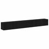 vidaXL TV-Schrankset 3 pcs Schwarz Eichen-Optik 80 x 30 x 30 cm