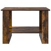 vidaXL Couchtisch Ger&auml;ucherte Eiche 72 x 50 x 50 cm Holzwerkstoff