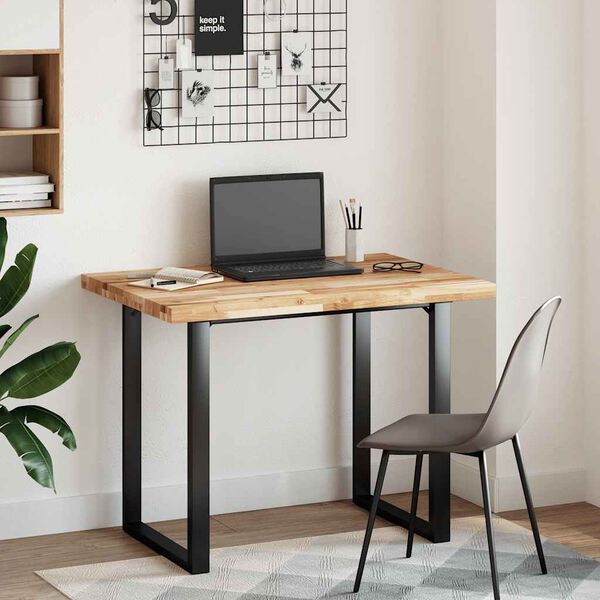 vidaXL Schreibtischplatte &Ouml;lbeschichtung 80x70x4 cm Massivholz Akazie