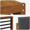 vidaXL Ecksofa Set 6 pcs Natur und Anthrazit Massivholz Akazie
