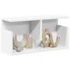 vidaXL Wandschrank 60x20x30 cm Wei&szlig; Holzwerkstoff