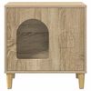 vidaXL Katzenhaus Sonoma 51 x 30 x 52 cm Holzwerkstoff