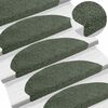 vidaXL Stufenmatten Selbstklebend 30 Stk. 65x21x4 cm Gr&uuml;n Halbrund Gro&szlig;