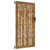 vidaXL Gartentor 85x200 cm Cortenstahl Bambus-Design