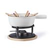 Livoo Fondue-Set Traditionell 2,6 L Wei&szlig;