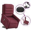vidaXL Massagesessel mit Aufstehhilfe Weinrot Stoff