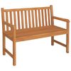 vidaXL 5-tlg. Garten-Essgruppe Massivholz Teak
