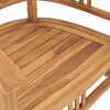 vidaXL 7-tlg. Garten-Essgruppe Massivholz Teak