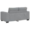 vidaXL 2-Sitzer-Sofa Hellgrau 120 cm Stoff