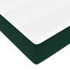 vidaXL Ottoman-Bett mit Matratzen Dunkelgr&uuml;n 180x200 cm Samt