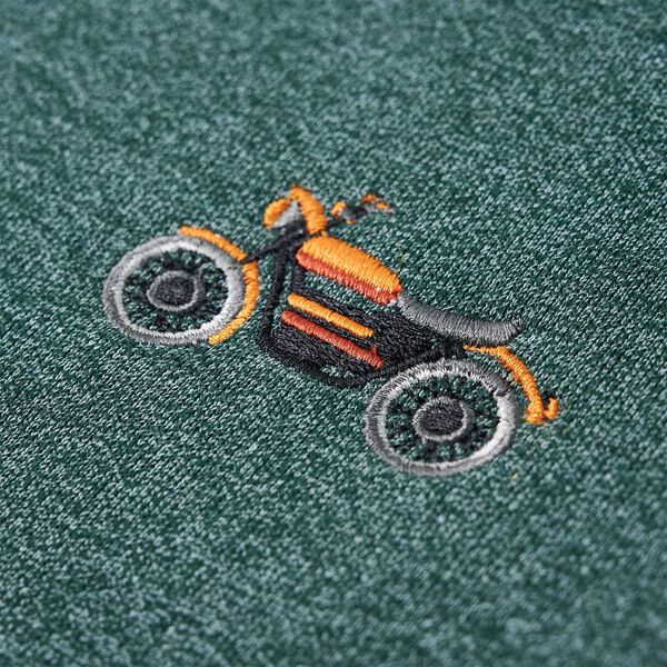 Kinder-Sweatshirt Dunkelgr&uuml;n Melange 92