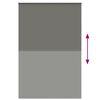 vidaXL Verdunkelungsrollo Grau 165x230cm Stoffbreite 161,6cm Polyester