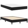 vidaXL Bettrahmen mit Matratze Schwarz 120 x 200 cm Stoff
