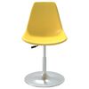 vidaXL Esszimmerst&uuml;hle 6 Stk. Drehbar Gelb PP